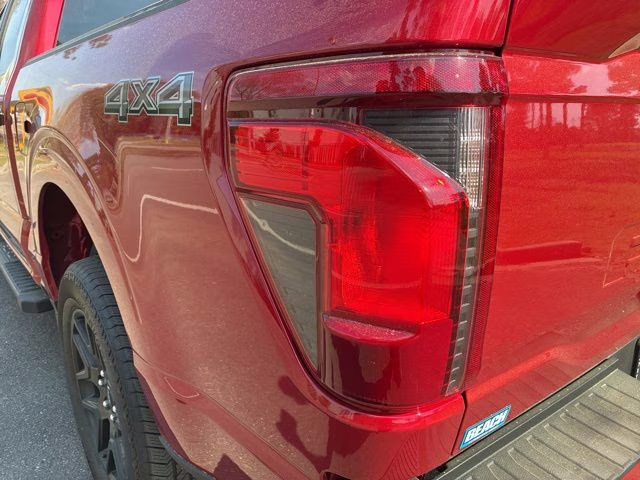 2025 Rapid Red Metallic Tinted Clearcoat Ford F-150 STX 4X4 Truck