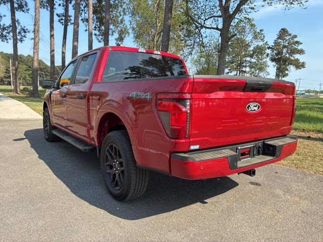 2025 Rapid Red Metallic Tinted Clearcoat Ford F-150 STX 4X4 Truck