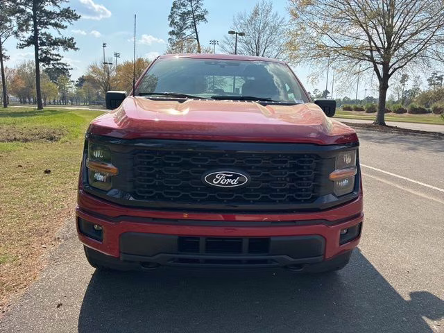 2025 Rapid Red Metallic Tinted Clearcoat Ford F-150 STX 4X4 Truck