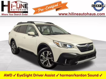 2021 Crystal White Pearl Subaru Outback Limited AWD SUV