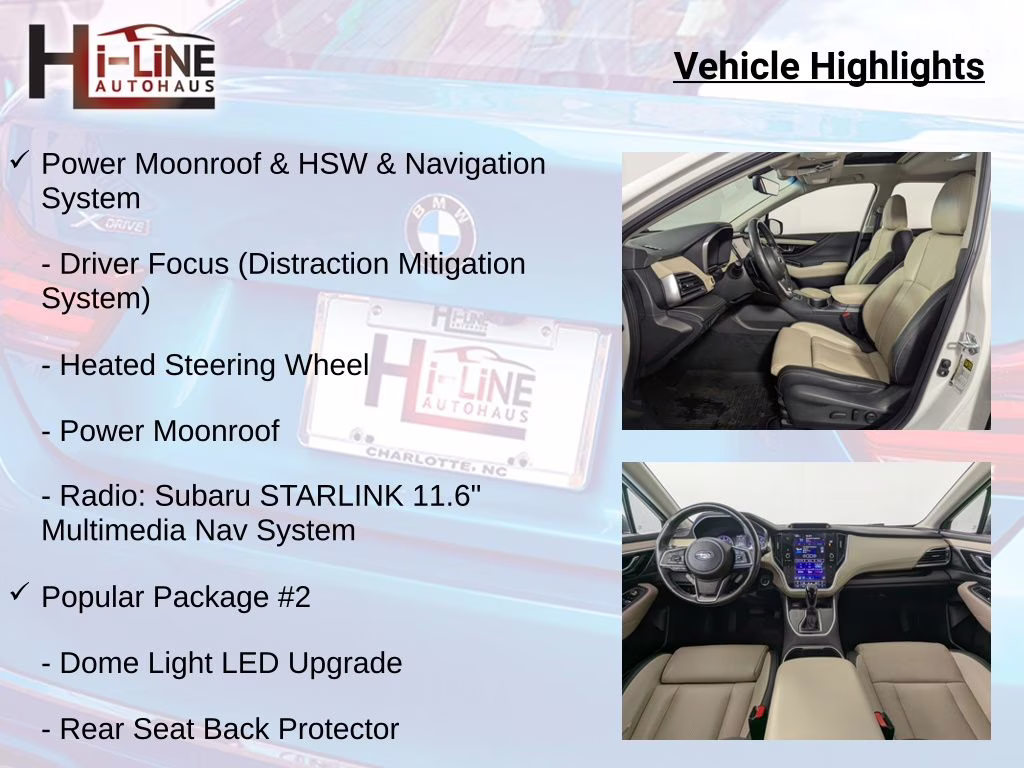 2021 Crystal White Pearl Subaru Outback Limited AWD SUV