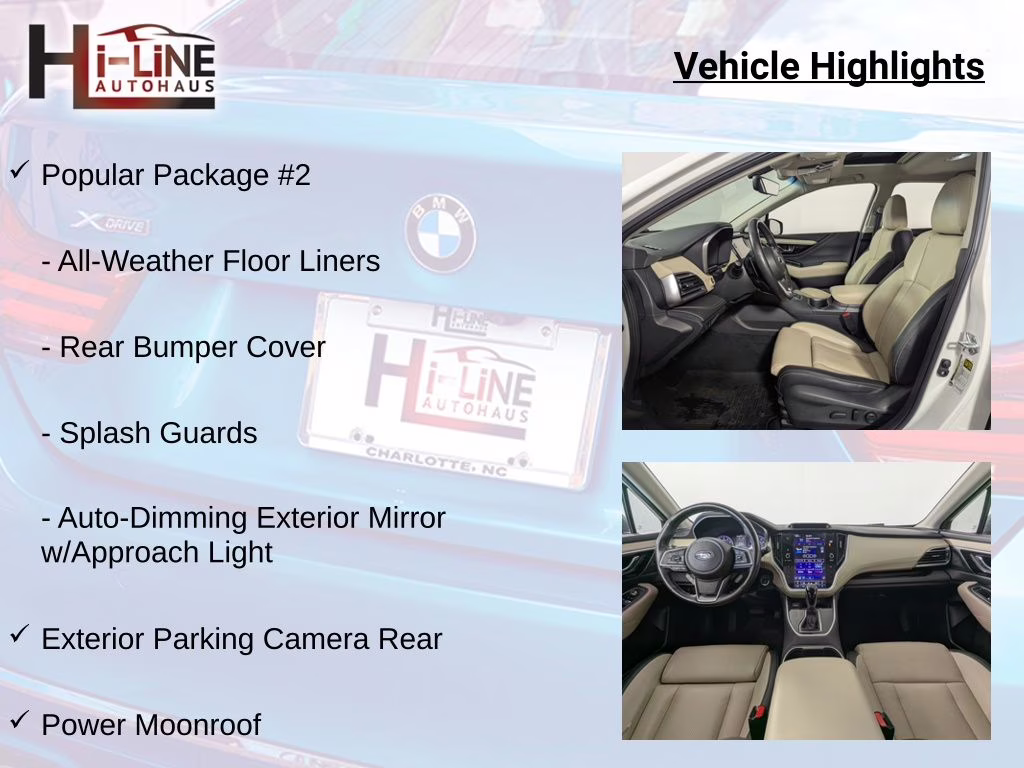 2021 Crystal White Pearl Subaru Outback Limited AWD SUV