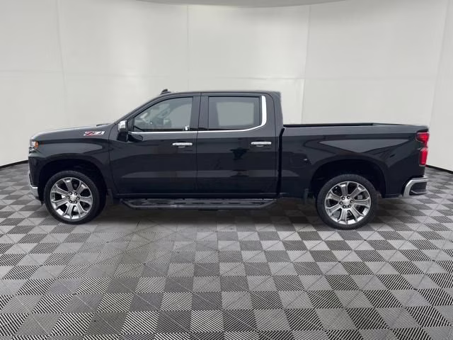 2020 Black Chevrolet Silverado 1500 LTZ 4X4 Truck