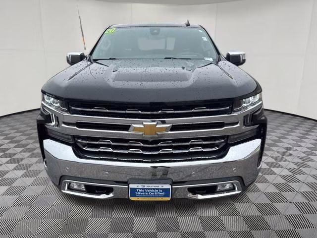 2020 Black Chevrolet Silverado 1500 LTZ 4X4 Truck