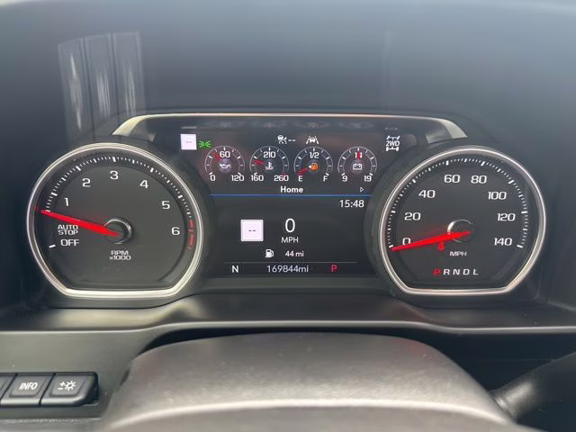 2020 Black Chevrolet Silverado 1500 LTZ 4X4 Truck