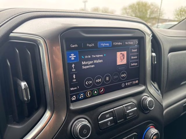 2020 Black Chevrolet Silverado 1500 LTZ 4X4 Truck