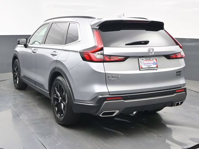 2025 Solar Silver Metallic Honda CR-V Hybrid Sport-L FWD SUV