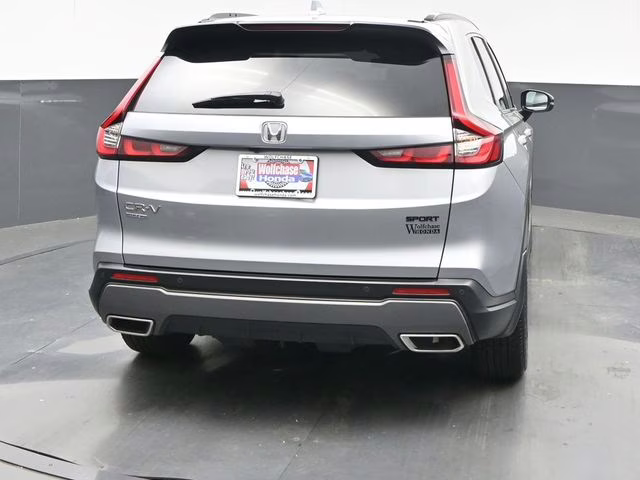 2025 Solar Silver Metallic Honda CR-V Hybrid Sport-L FWD SUV