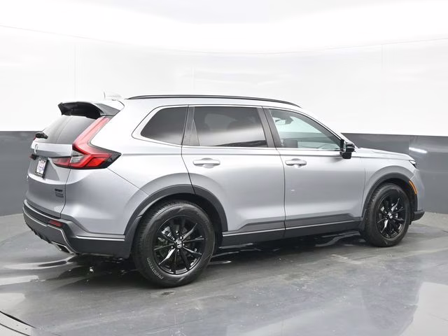 2025 Solar Silver Metallic Honda CR-V Hybrid Sport-L FWD SUV