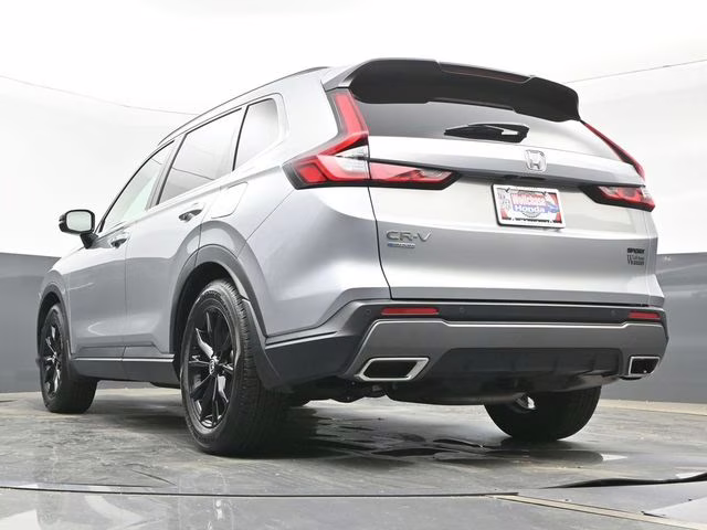 2025 Solar Silver Metallic Honda CR-V Hybrid Sport-L FWD SUV