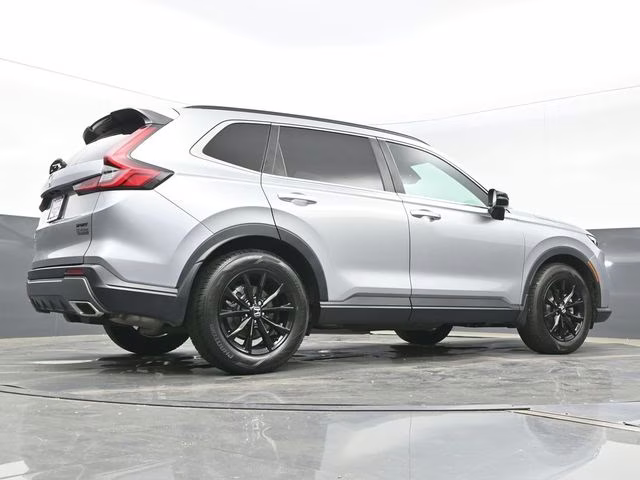 2025 Solar Silver Metallic Honda CR-V Hybrid Sport-L FWD SUV