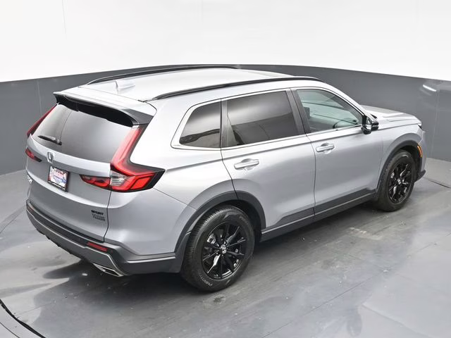 2025 Solar Silver Metallic Honda CR-V Hybrid Sport-L FWD SUV