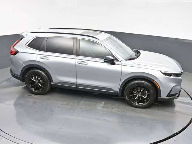 2025 Solar Silver Metallic Honda CR-V Hybrid Sport-L FWD SUV
