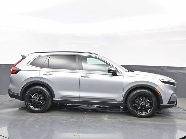 2025 Solar Silver Metallic Honda CR-V Hybrid Sport-L FWD SUV
