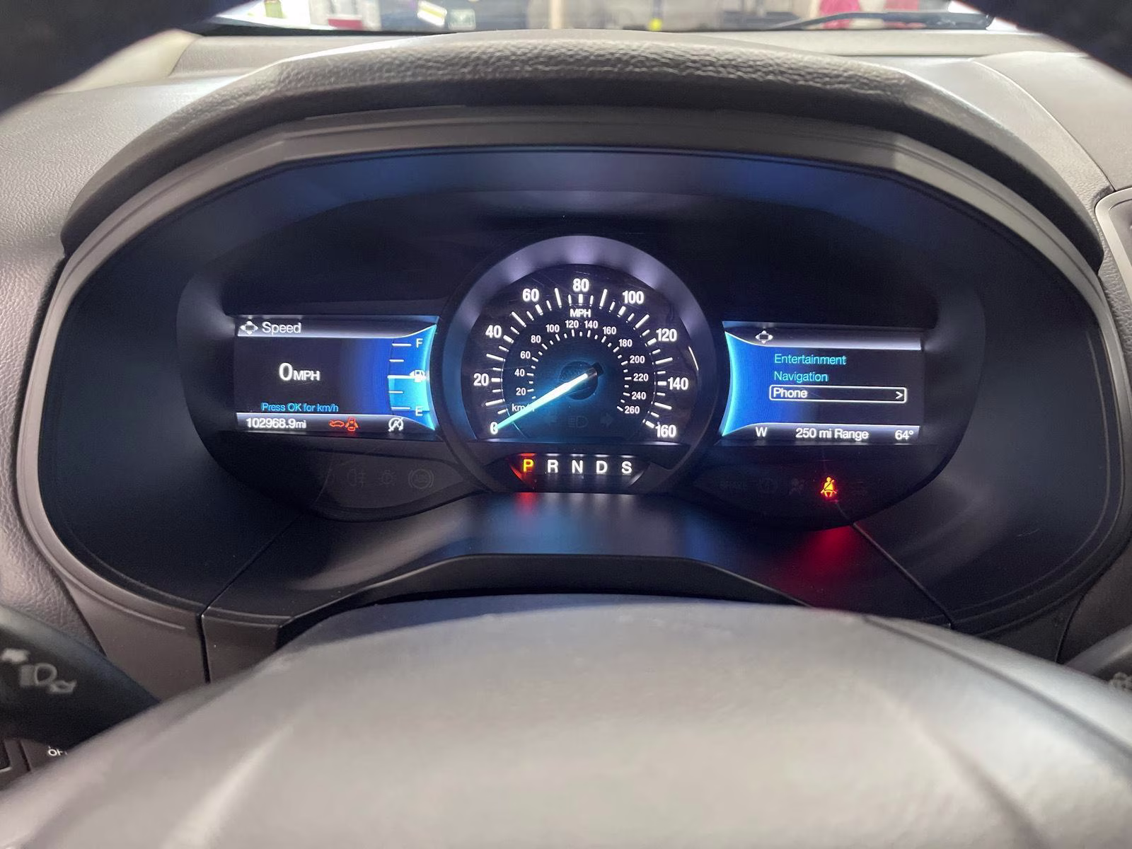 2022 Atlas Blue Metallic Ford Edge SEL AWD SUV