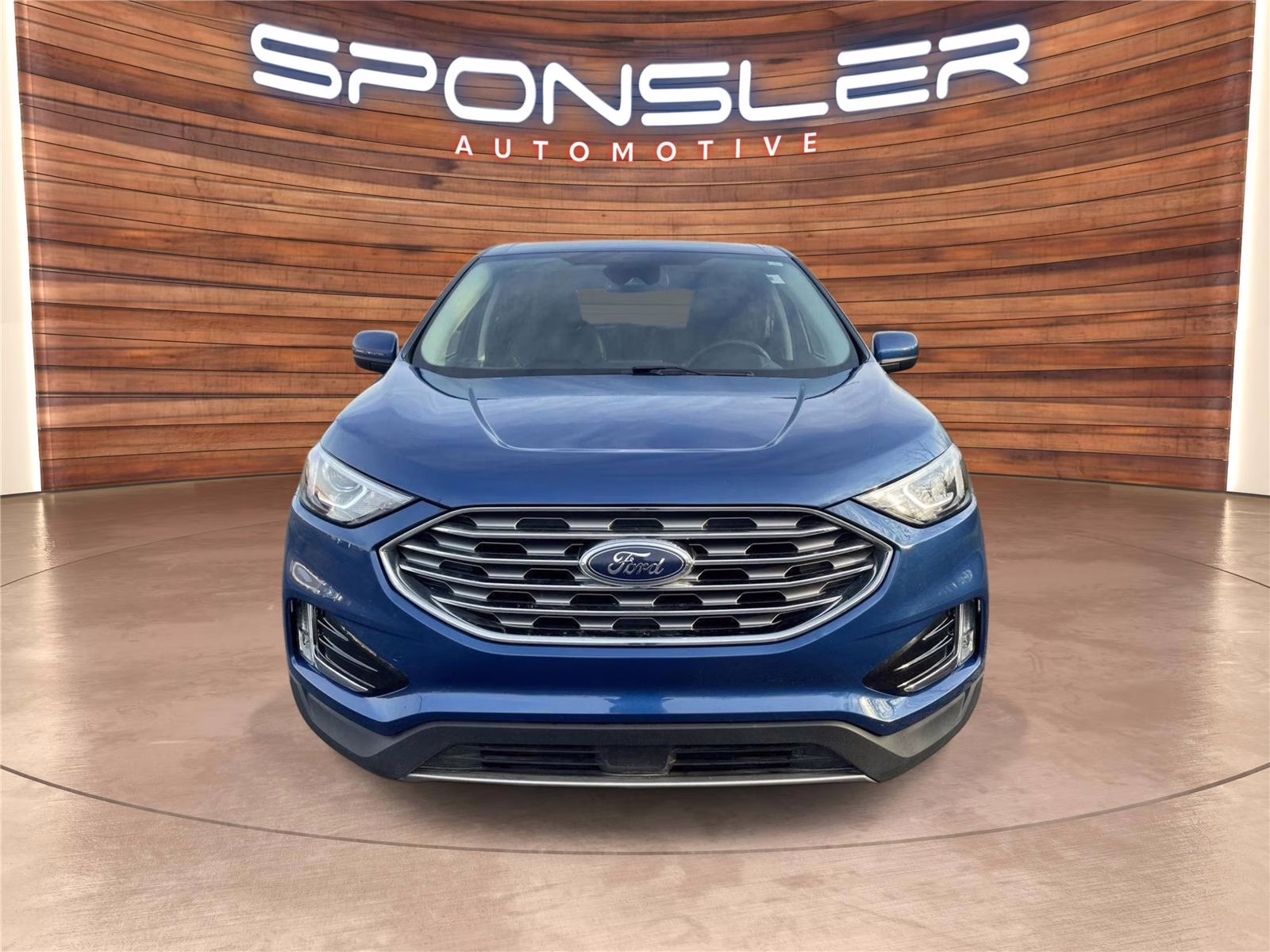 2022 Atlas Blue Metallic Ford Edge SEL AWD SUV