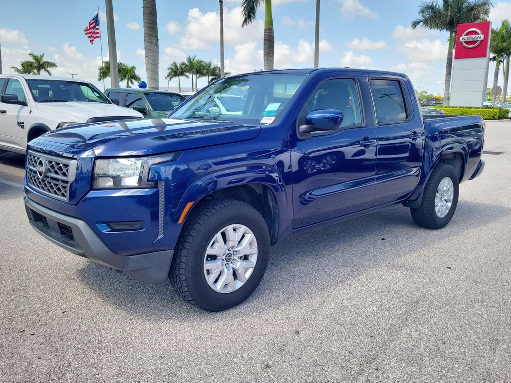 2022 Deep Blue Pearl Nissan Frontier SV RWD Truck