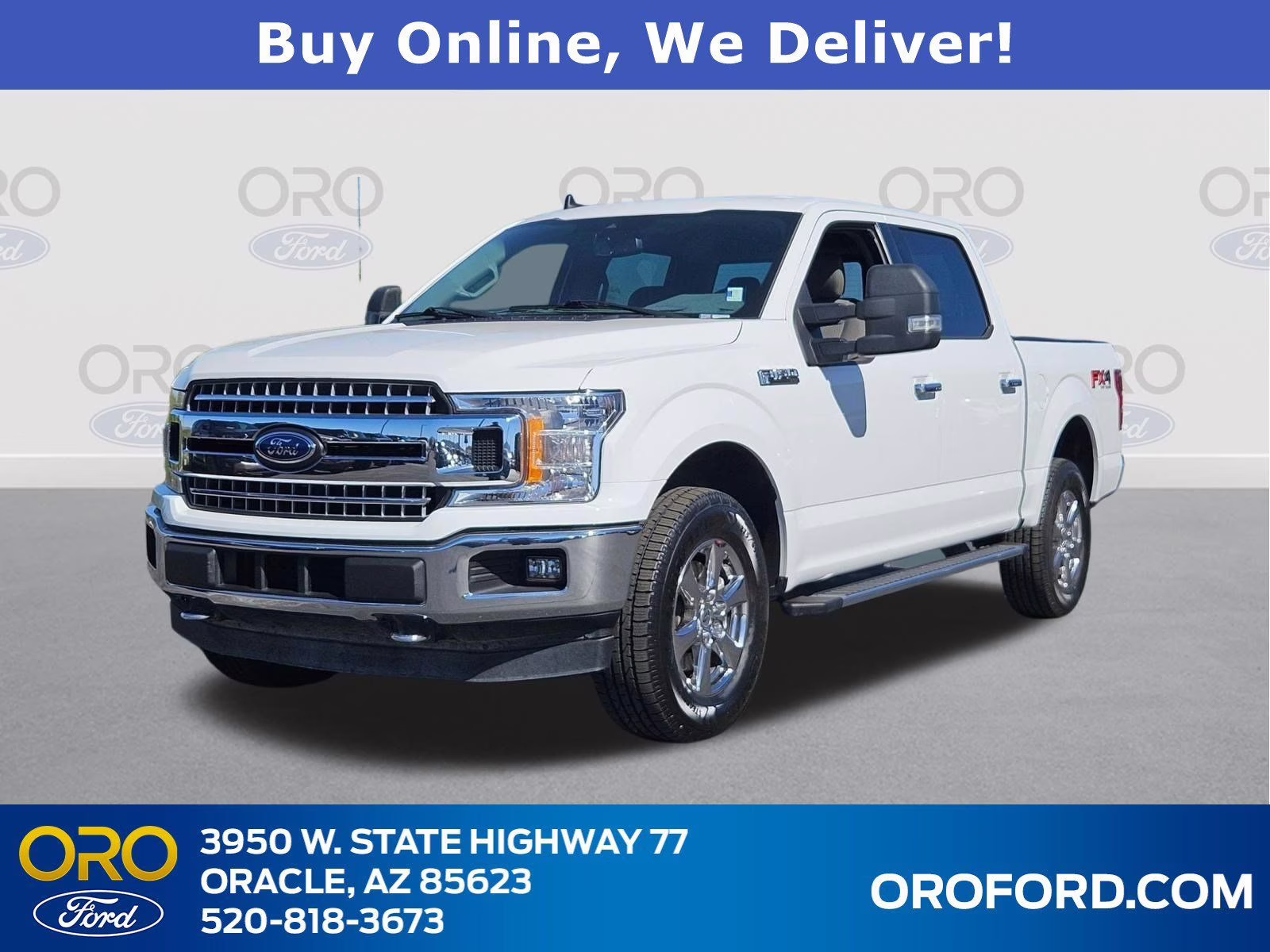 2020 Oxford White Ford F-150 XLT 4X4 Truck