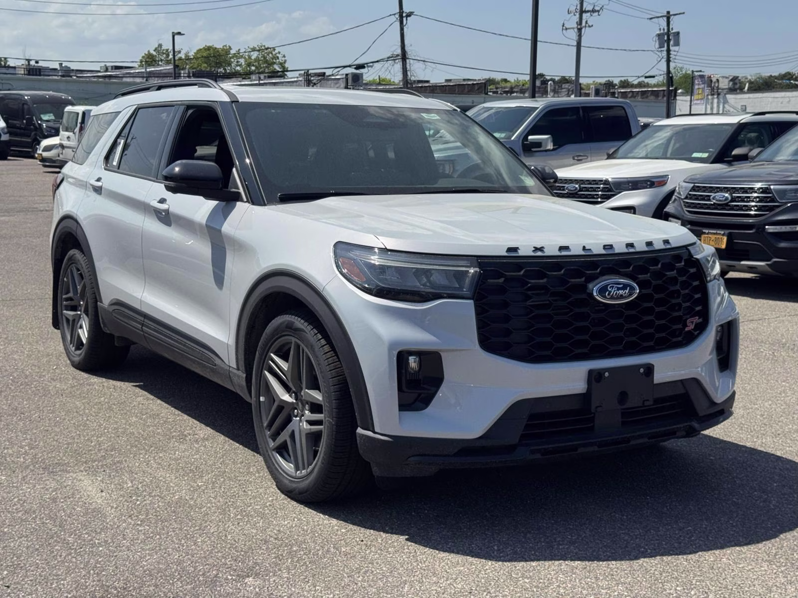 2026 Space White Metallic Ford Explorer ST 4WD 4X4 SUV