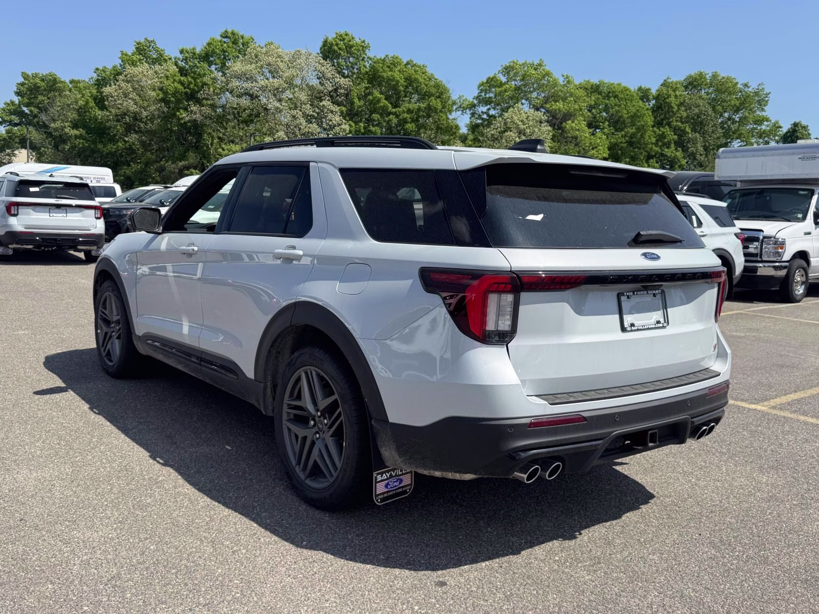 2026 Space White Metallic Ford Explorer ST 4WD 4X4 SUV