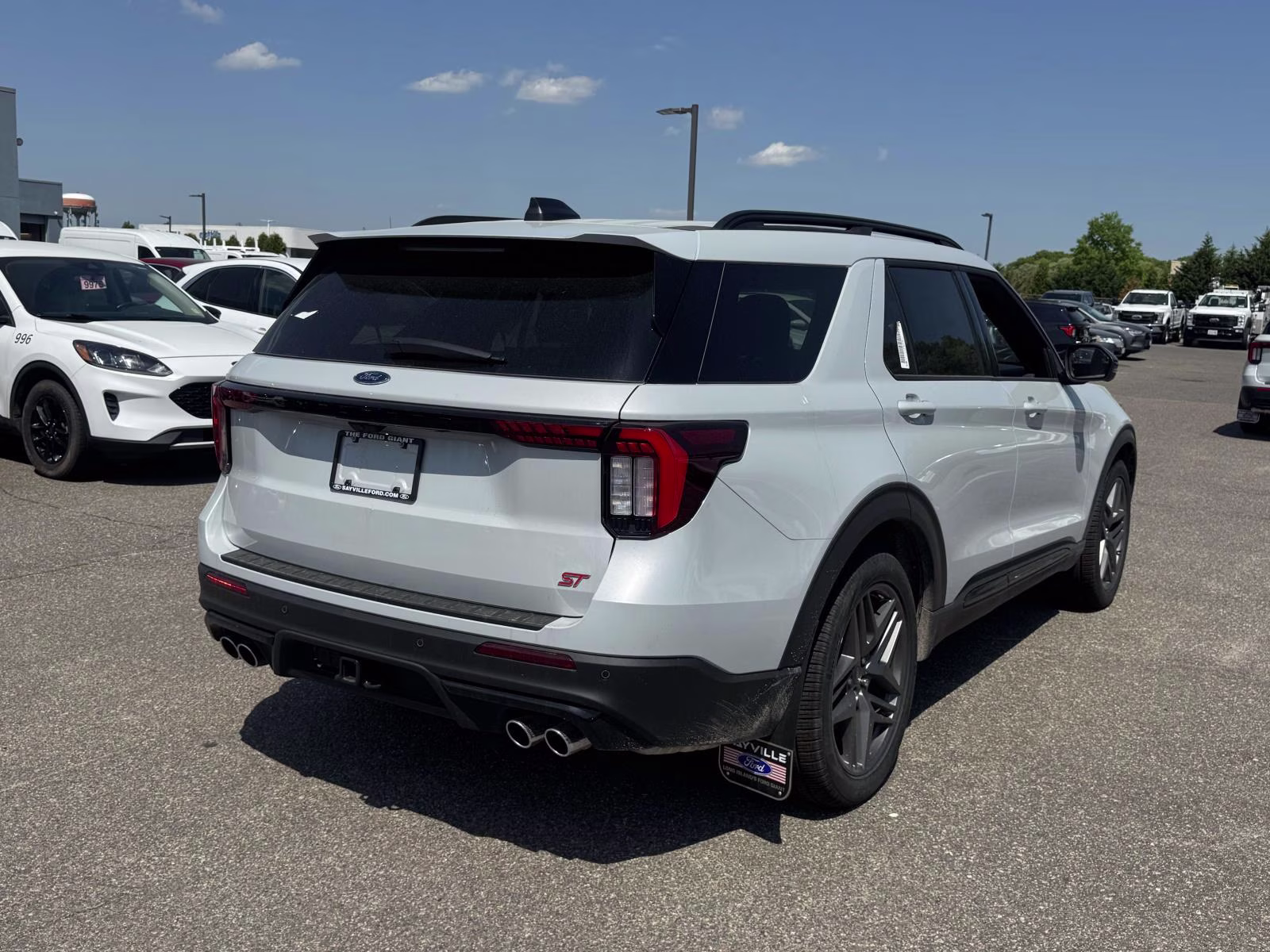2026 Space White Metallic Ford Explorer ST 4WD 4X4 SUV