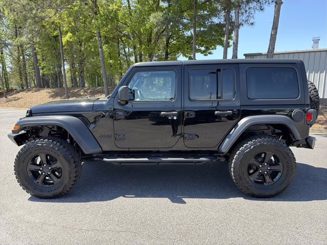 2020 Black Clearcoat Jeep Wrangler Unlimited Sport Altitude 4X4 Convertible