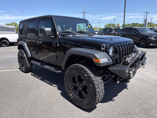 2020 Black Clearcoat Jeep Wrangler Unlimited Sport Altitude 4X4 Convertible