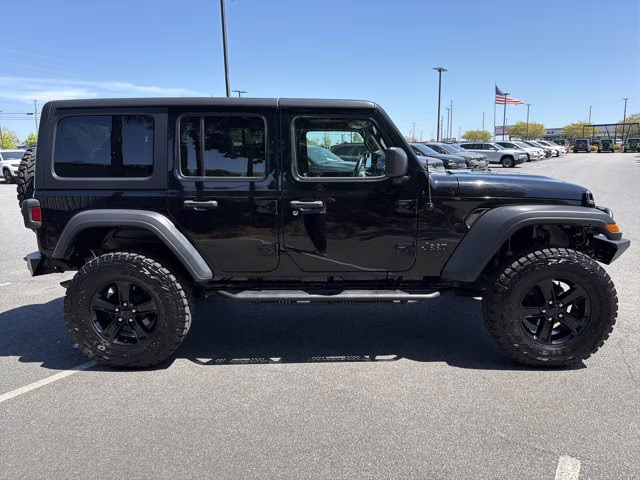 2020 Black Clearcoat Jeep Wrangler Unlimited Sport Altitude 4X4 Convertible
