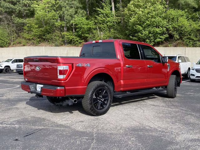 2023 Rapid Red Metallic Tinted Clearcoat Ford F-150 Platinum 4X4 Truck