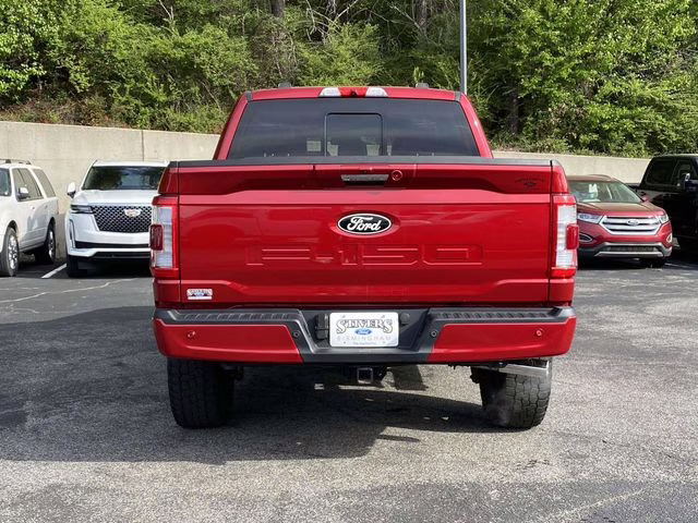 2023 Rapid Red Metallic Tinted Clearcoat Ford F-150 Platinum 4X4 Truck