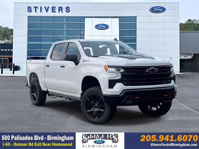 2023 Summit White Chevrolet Silverado 1500 LT Trail Boss 4X4 Truck