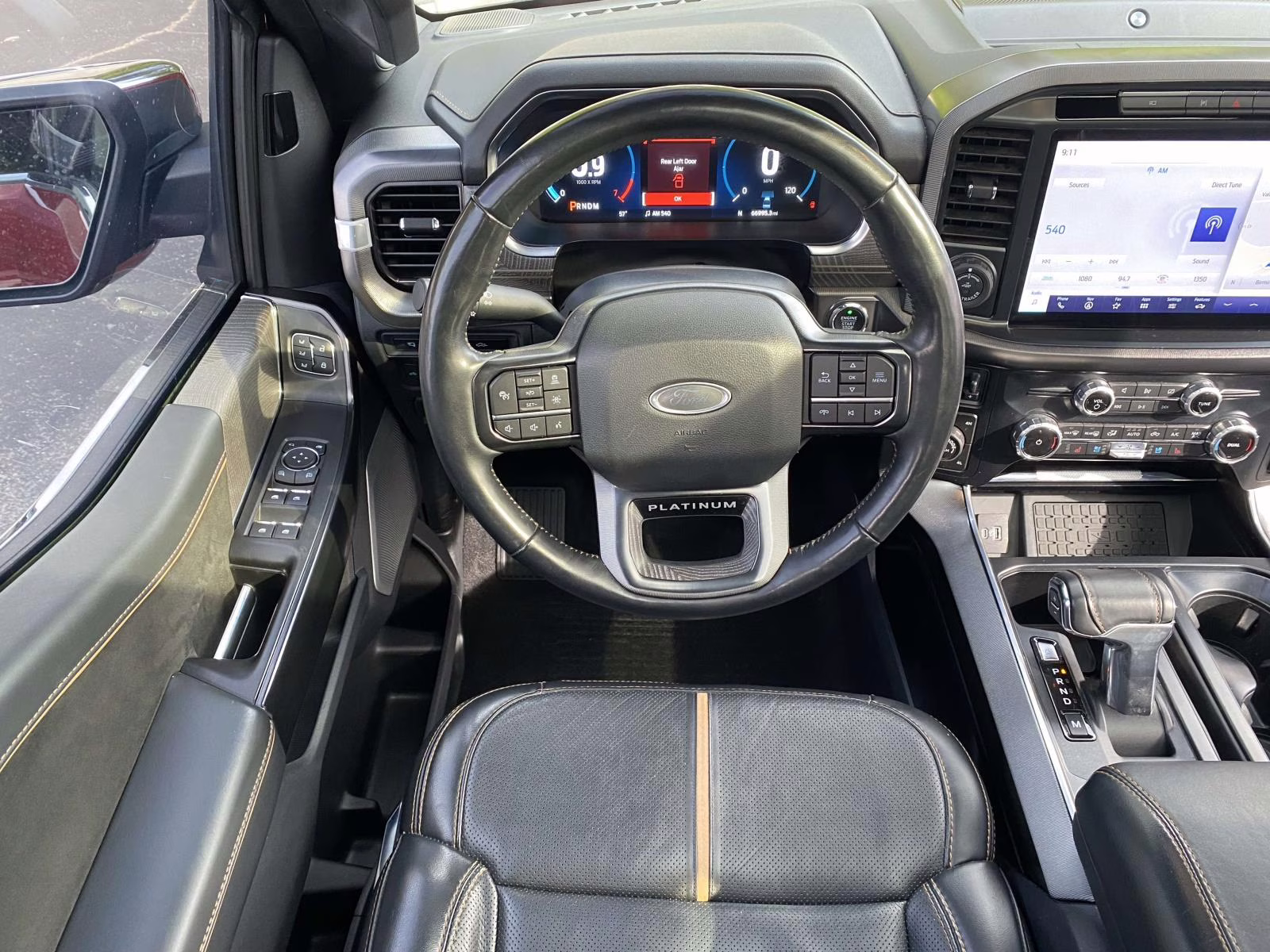 2023 Rapid Red Metallic Tinted Clearcoat Ford F-150 Platinum 4X4 Truck