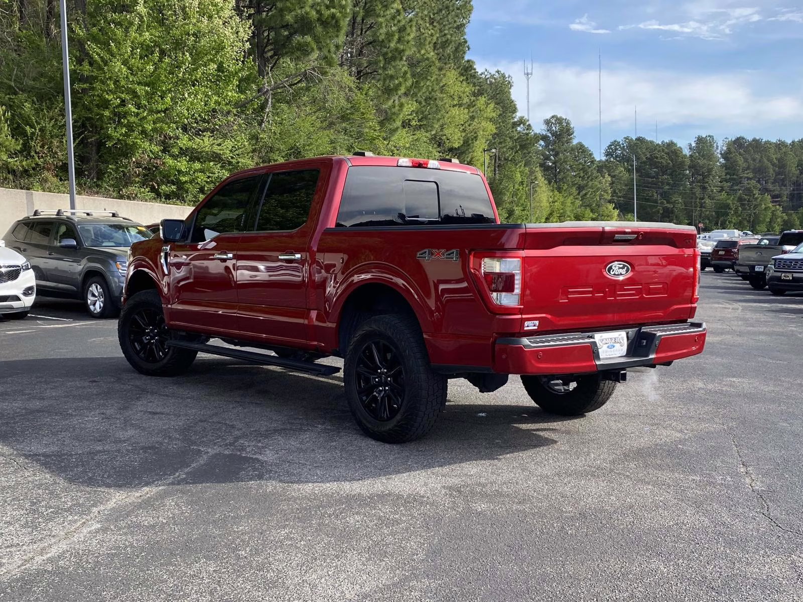 2023 Rapid Red Metallic Tinted Clearcoat Ford F-150 Platinum 4X4 Truck