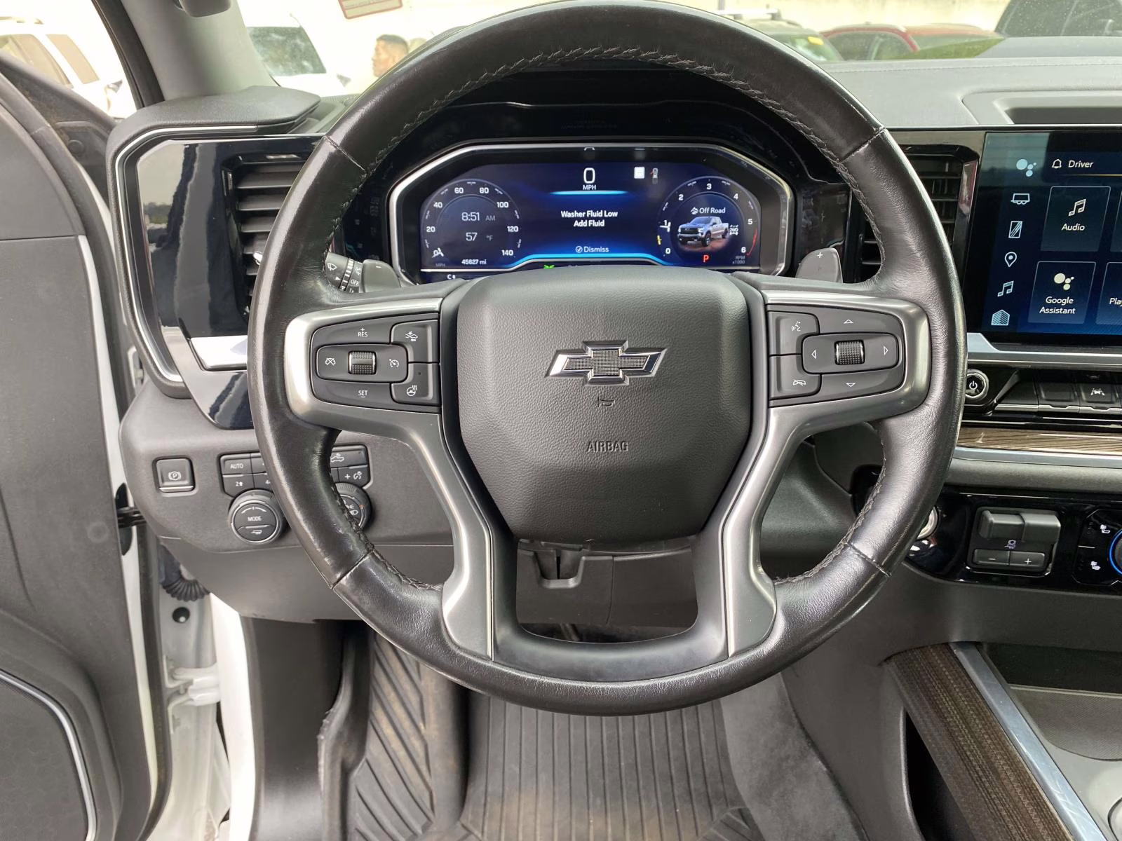 2023 Summit White Chevrolet Silverado 1500 LT Trail Boss 4X4 Truck