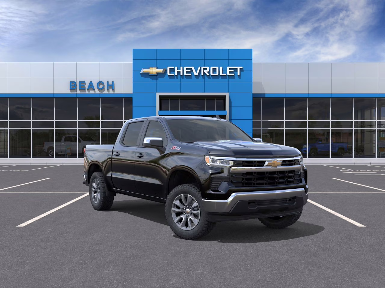 2026 Black Chevrolet Silverado 1500 LT 4X4 Truck