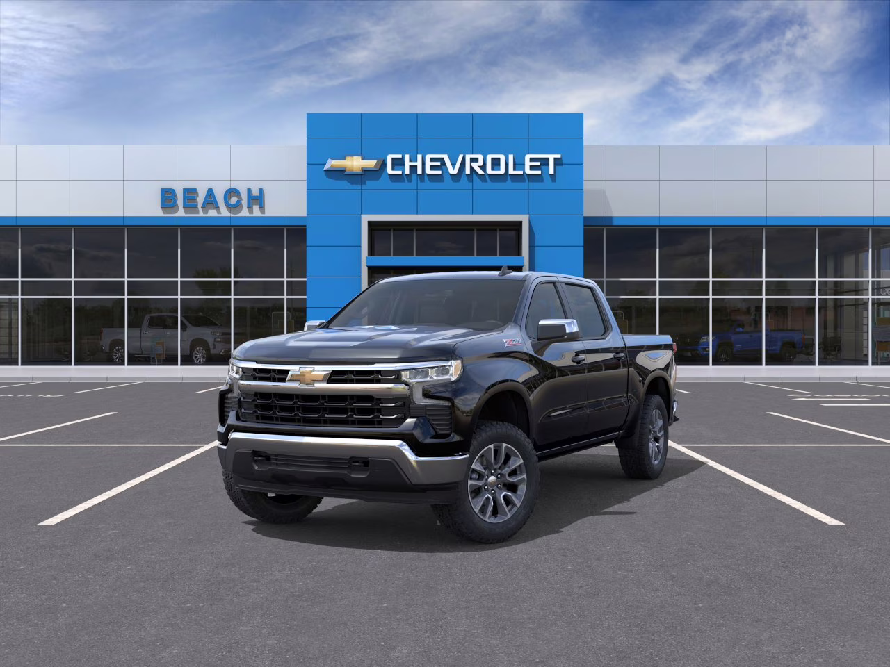 2026 Black Chevrolet Silverado 1500 LT 4X4 Truck