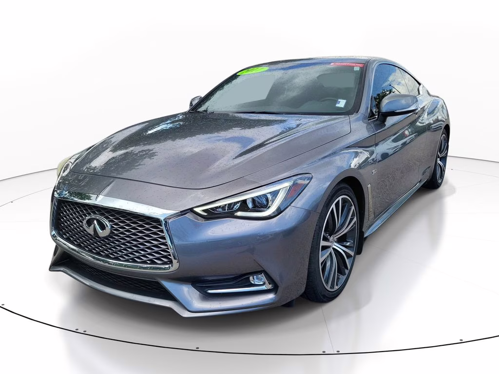 2017 Graphite Shadow INFINITI Q60 3.0t Premium RWD Coupe