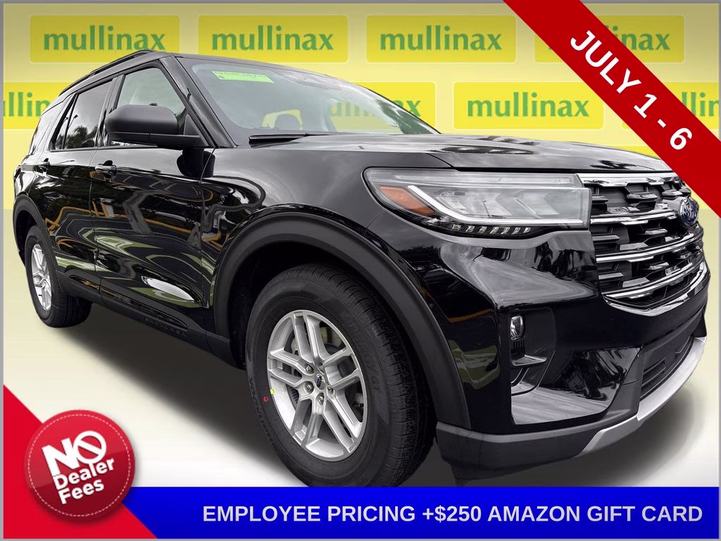 2026 Black Metallic Ford Explorer Active RWD SUV
