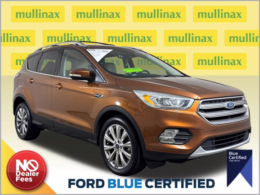 2017 Canyon Ridge Metallic Ford Escape Titanium FWD SUV