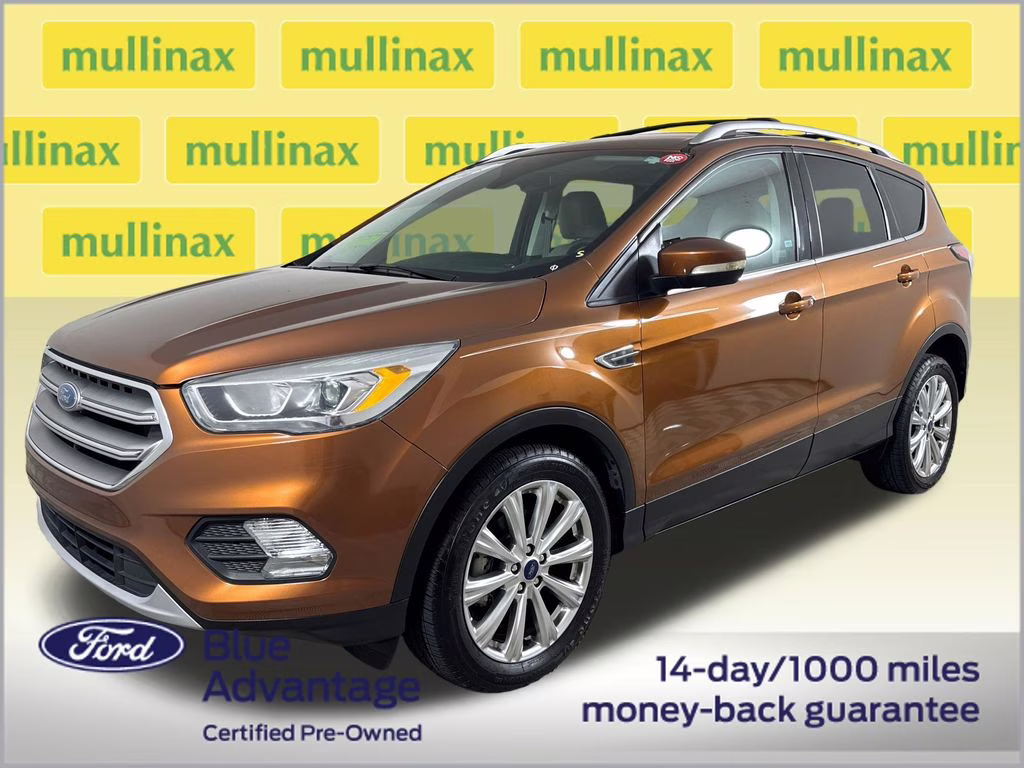 2017 Canyon Ridge Metallic Ford Escape Titanium FWD SUV