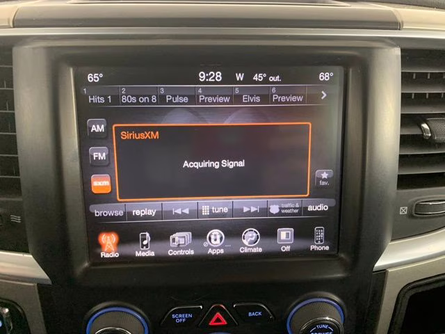 2017 Bright Silver Metallic Clearcoat Ram 1500 Big Horn 4X4 Truck