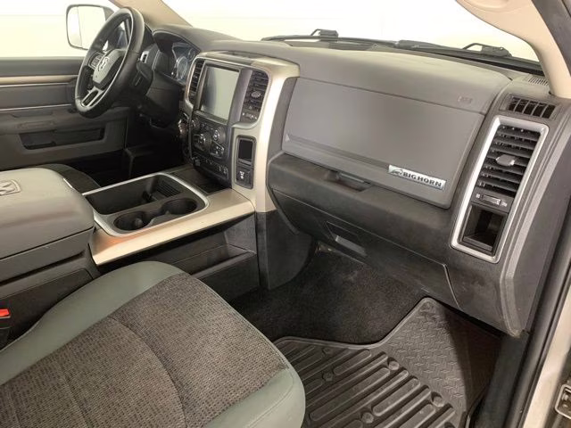 2017 Bright Silver Metallic Clearcoat Ram 1500 Big Horn 4X4 Truck