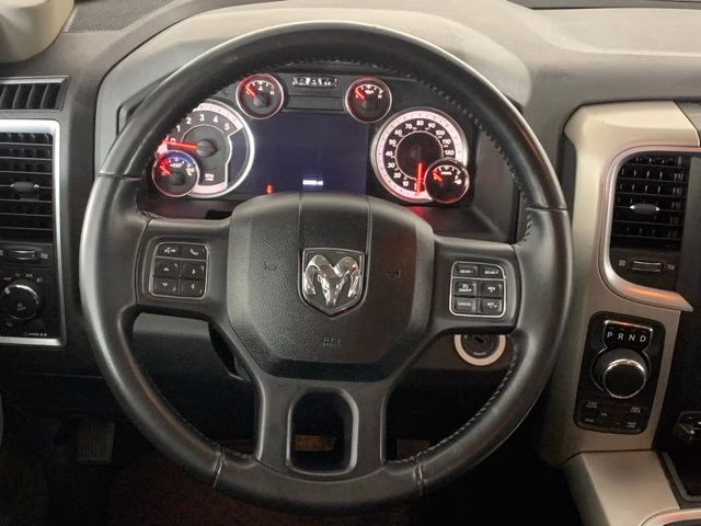 2017 Bright Silver Metallic Clearcoat Ram 1500 Big Horn 4X4 Truck