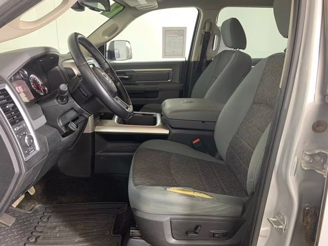 2017 Bright Silver Metallic Clearcoat Ram 1500 Big Horn 4X4 Truck