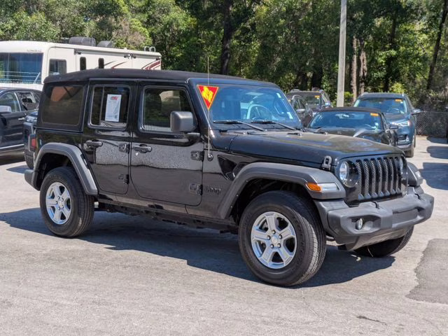 2022 Black Clearcoat Jeep Wrangler Unlimited Sport S 4X4 SUV