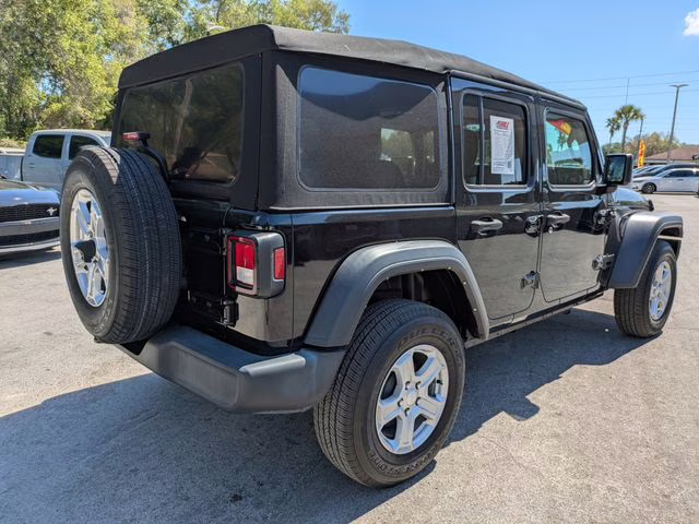 2022 Black Clearcoat Jeep Wrangler Unlimited Sport S 4X4 SUV