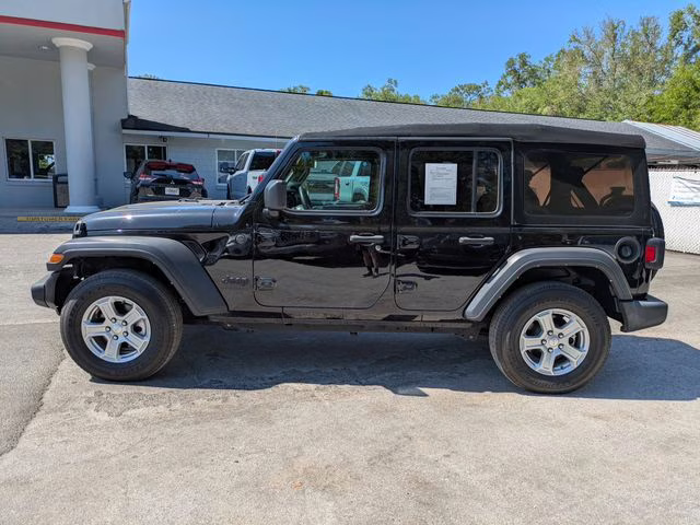 2022 Black Clearcoat Jeep Wrangler Unlimited Sport S 4X4 SUV