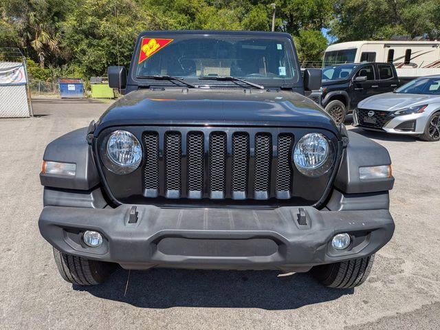 2022 Black Clearcoat Jeep Wrangler Unlimited Sport S 4X4 SUV