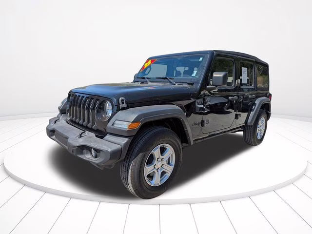 2022 Black Clearcoat Jeep Wrangler Unlimited Sport S 4X4 SUV