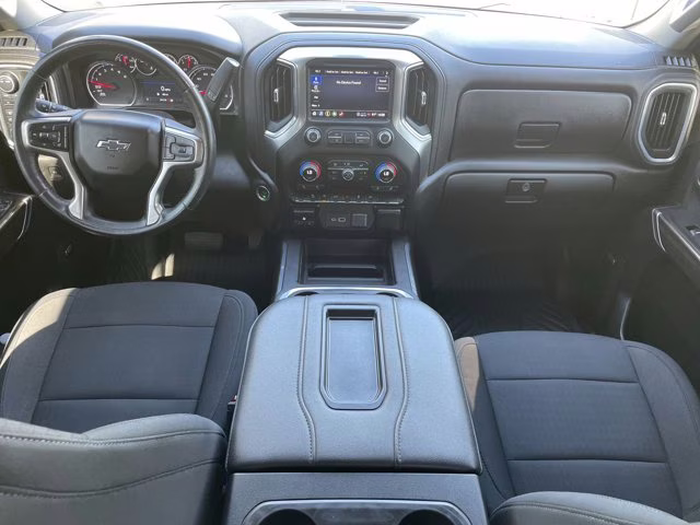 2021 Summit White Chevrolet Silverado 1500 LT Trail Boss 4X4 Truck